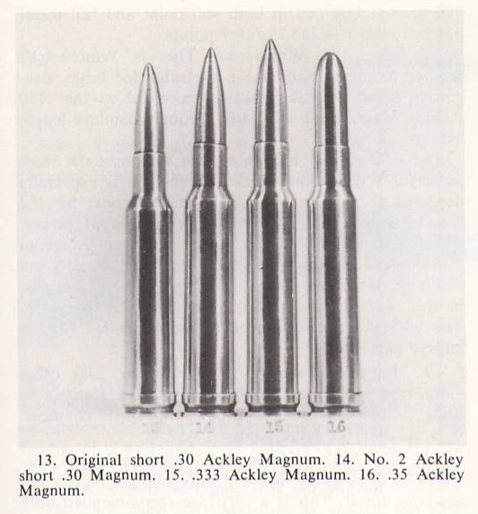 Ackley Magnum Cartridges
