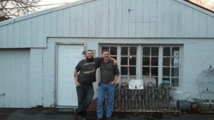 Fred and Dewain Zeglin @ the Ackley Shop
